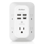 Addtam USB Wall Charger Surge Protector