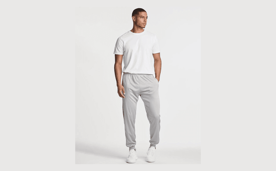 Real Essentials Mens Tricot Joggers large